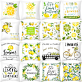 Miniatyrbillede 5 af 6: Citron efterårs pudebetræk Gult citron print pude blød moderne bondehus til soveværelse sofa stue 18 x 18 tommer（Citron 19）
