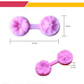Miniatyrbillede 3 af 4: Kirsebærblomst Silikone Fondant Kageform Blomster Kage Designforme Chokolade Glasur Slik Dekoration Form