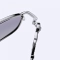 Miniatyrbilde 7 av 7: Metall UV-beskyttende dameflygerbriller. Gaver til kvinner, 61 mm