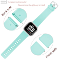 Pikkukuva 5 / 6: Älykellon ranneke sopii Fitbit versa älykellolle, versa 2 ja versa Lite se -kelloille naisille ja miehille (Merivihreä-S)