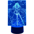 Miniatyrbillede 1 af 7: WJ Anime Lampe Rengoku Kyoujurou Figur 3D Led Illusion Natlys til Børns Soveværelse Dekoration Belysning Bedste Fødselsdagsfestival Gaver Spökklinga