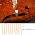 Miniatyrbillede 3 af 11: 10 stk. holdbare granviolinstolpe-lydpostdele tilbehør til 3/4 4/4 violiner