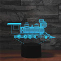 Miniatyrbillede 3 af 8: WJ 3D Lokomotiv Fjernbetjening 16 Farve Natlys Illusion Akryl LED Bordlampe Sengelampe Børns Soveværelse Skrivebordsdekoration Fødselsdagsgaver Legetøj til Børn