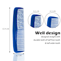 Miniatyrbild 2 av 7: Hårvårdskam 4-pack - Obrytbar - herrkam/fintandad kam/peines para cabello Navy Blue 4 Count (Pack of 1)