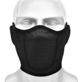 Miniatyrbillede 5 af 5: Vinter Fleece Halvmaske Vindtæt Bælte, Motorcykel Køremaske Varm Vindtæt Støvtæt Taktisk Maske Ansigt Og Øre