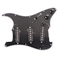 Miniatyrbilde 6 av 11: Elektrisk gitar pickup enkelt spole klar lyd 11 hull prewired pickup erstatning svart