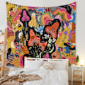 Pikkukuva 1 / 6: Taide Koti Sisustuslahjat Mandala Bohemian Tapetti Sopii Makuuhuoneen Koristeluun (608-1, 51 x 59 tuumaa)