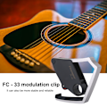 Miniatyrbild 9 av 10: Flanger Enhandsflöjts Capo Gear för Akustisk Elgitarr (Grå)