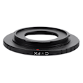 Miniatyrbild 8 av 11: CCTV C-fäste objektivadapter överföringsring för DSLR-kameror för Fujifilm (C-FX svart)