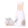Miniatyrbilde 1 av 4: Hamster Automatisk Vannflaske Drikkefôrer Dispenser Flaske 80ML med Matfôrerstasjon Skål Kjæledyrbeholder for Små Dyr