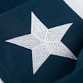 Miniatyrbillede 5 af 5: SAYTAY Amerikansk flag banner, USA patriotisk plisseret fan flag, USA banner indendørs udendørs dekoration til 4. juli, mindedag og veteraner