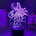Miniatyrbillede 3 af 7: Akryl Mo Dao Zu Shi Anime Illusion Lampe Wei Wuxian LAN Wangji Figur 3D Natlampe USB 7 Farve Touch/Fjernbetjening 16 Farver