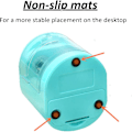 Miniatyrbillede 5 af 5: Dobbelt Hul Elektrisk Blyantspidser, Hurtig Skarpning Automatisk Blyantspidser til 6-8MM &amp; 9-12MM Diameter Blyanter, USB/Batteri