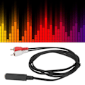 Miniatyrbild 11 av 11: 6,35 mm hona till dubbla RCA-kabel stereo lågförlust RCA ljudadapterkabel för högtalarmikrofon MP3 MP4-spelare 4,9 fot