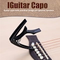Miniatyrbillede 3 af 11: FC-03 Zink Legering Elektrisk Folk Guitar Capo med Bro Pin Spanner