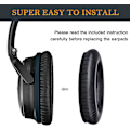 Miniatyrbilde 4 av 5: Profesjonelle øreputer for Bose-hodetelefoner, erstatningsøreputer for Bose QuietComfort 15 QC15 QC25 QC2 QC35/Ae2 Ae2i Ae2w/