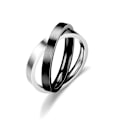 Miniatyrbillede 1 af 3: 2 stk. Angst Ring til Kvinder Mænds Fidget Ring DIY Rustfrit Stål Udskiftelig Roterende Måne Stjerne Bånd Spinner-Ring -9