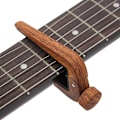 Miniatyrbilde 7 av 11: Flanger Gitar Capo Ukulele Tuning Spenning Multifunksjonelt Musikk Instrument Tilbehør Mørkt Trefiber