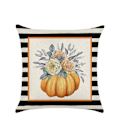 Miniatyrbild 3 av 7: Höst  Kuddfodral Pumpa Säsongens Hösttid Dekorativt Överkast Kuddfodral Kuddfodral Heminredning Fyrkantig 18 x 18 Tum 4-pack（ Höstpumpa C）