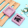 Miniatyrbild 3 av 10: 2 st magnetiska förvaringsfodral för falska ögonfransar, fyrkantig förvaringslåda för falska ögonfransar, rosa