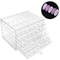 Miniatyrbilde 10 av 11: Akryl neglkunst displaystativ magnetisk adsorpsjon neglspiss gelpolering displaytavleholdere