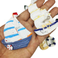 Pikkukuva 4 / 7: 8 kpl/setti 3D Resin Jääkaappimagneetteja Sarja Koti Sisustus Jääkaapin Magneettiset Tarrat Valokuva Toimisto Viesti Keittiö Tarvikkeet (Oceani