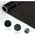 Miniatyrbillede 8 af 8: Roseguld Glitter Sort Gaming Mousepad, Udvidet Stor Mouse Mat Skrivebordsunderlag, Skrivebordsunderlag XL Mousepad, 3mm Tyk Lang Skridsikker Gummi