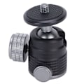 Miniatyrbild 1 av 11: Adapter för varm skofäste 360 graders vridbar minikulled 1/4 tums stativskruvhuvud för DSLR-kamera