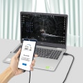 Miniatyrbillede 4 af 5: USB Type C-kabel U-formet, 180 graders vinkel USB C hurtig datasynkronisering opladningskabel USB A til USB-C hurtig opladerledning til de fleste Type C-enheder - sort 1 fod/30 cm