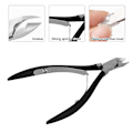 Miniatyrbilde 9 av 9: Rustfritt stål negl død hud saks calluses hangnail remover negl trimmer klipper manikyr verktøy svart