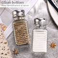 Miniatyrbillede 4 af 6: Glas Salt- og Peberkrydderisæt, Rektangulært Saltkrydderisæt square