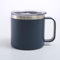 Miniatyrbilde 1 av 4: Kaffe Kopp, 12oz Kaffe Kopp Melk Kopp 304 Rustfritt Stål Fôr for Familie Utendørs Camping (Mørk Blå)