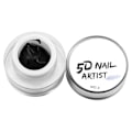 Miniatyrbillede 2 af 3: Salon Multichrome 3D Relief Lak med Tegningspigment til Neglekunst - Sort