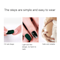 Miniatyrbilde 10 av 11: 30 stk avtakbare gjenbrukbare falske negler Patch Wearable Exquisite Nail Tip Manicure Tool (Type 06)