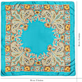 Miniatyrbild 2 av 6: 35” Stora Kvadratiska Huvudscarfs i Satin - 4-pack Sidenliknande Halsduk Hårsömn Wraps Satin Siden Scarfs för Kvinnor, A
