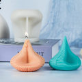 Miniatyrbillede 2 af 6: Spiral Stearinlysform Bølge Stearinlysform Cylinder Harpiksform Smykke Harpiksstøbeform Håndlavet Silikonform til Stearinlysfremstilling M D