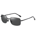 Miniatyrbillede 1 af 7: Metal Alloy Frame Folding Compact Pocket Aviator Solbriller
