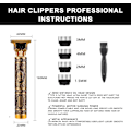 Pikkukuva 5 / 6: Auzeune Professional T Clippers Trimmer, Parranajokone miehille Sähköinen Professional Razor Shavers Langaton hiustenleikkuri, USB-ladattava