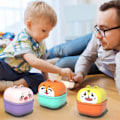 Miniatyrbillede 5 af 5: Sød og sjov tegneserie inerti push-back bil legetøj - Bedårende kop kæledyr design - Perfekt til børns legetid (Hvalp)