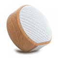Miniatyrbild 1 av 4: Utomhus ny A60 trådlös högtalare subwoofer smart audio träkorn bluetooth högtalare inbyggd högupplöst mikrofon（Vit）
