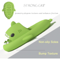 Miniatyrbillede 4 af 6: WJ Sjove Haj Sandaler til Bad Bruser Skridsikre Udendørs Par Sommer Sandaler til Mænd Kvinder 2-apple Green 21.5~23.0 cm