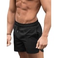 Miniatyrbild 1 av 5: Simshorts för män Quick Dry Board Shorts Badkläder Badkläder Badkläder svart—XXL