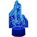 Miniatyrbillede 1 af 7: 3D Illusion Lampe Anime Mo Dao Zu Shi Wei Wuxian Figur Model Akryl Farverig Natlys Hjem Værelse Dekoration USB Skrivebordslampe Ven Fødselsdag Gave