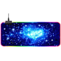 Miniatyrbillede 1 af 4: RGB Gaming Mouse Pad, 14 Grupper Belysningstil LED Lysende Musemåtte, Strømafbrydelse Hukommelsesfunktion, Skridsikker Gummibase og Vandtæt