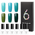 Miniatyrbillede 1 af 10: 6 stk. 7ml Neglelak Glitter Glans Soak Off Langvarig UV LED Gel Polish Manicure (RCTC6-06)