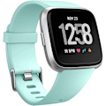 Pikkukuva 1 / 6: Älykellon ranneke sopii Fitbit versa älykellolle, versa 2 ja versa Lite se -kelloille naisille ja miehille (Merivihreä-S)
