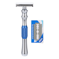 Miniatyrbilde 1 av 11: Man Shaving Razor Classic Double Edge Razor og Base Safety Shave (Blå Razor   Blade)