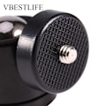 Miniatyrbild 10 av 11: VBESTLIFE 360° Vridbar Rotationsbar 1/4'' Skruv Kulhuvudfäste Kulhuvud Stativfäste