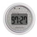 Miniatyrbild 1 av 4: Kökets matlagningstimer, digital vredtimer, kökstimer som kan magnetiskt absorbera alla metallytor. (Vit)