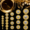 Miniatyrbillede 5 af 9: PU Læder Saxofon Puder Udskiftning Faldende Tone E Alt Stemme Sax Hulpude